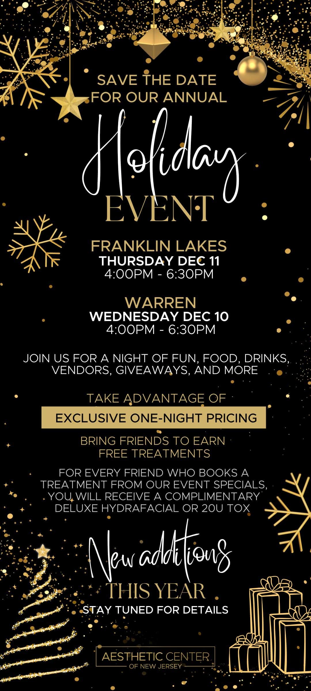 Annual Holiday Event info. Refresh page.